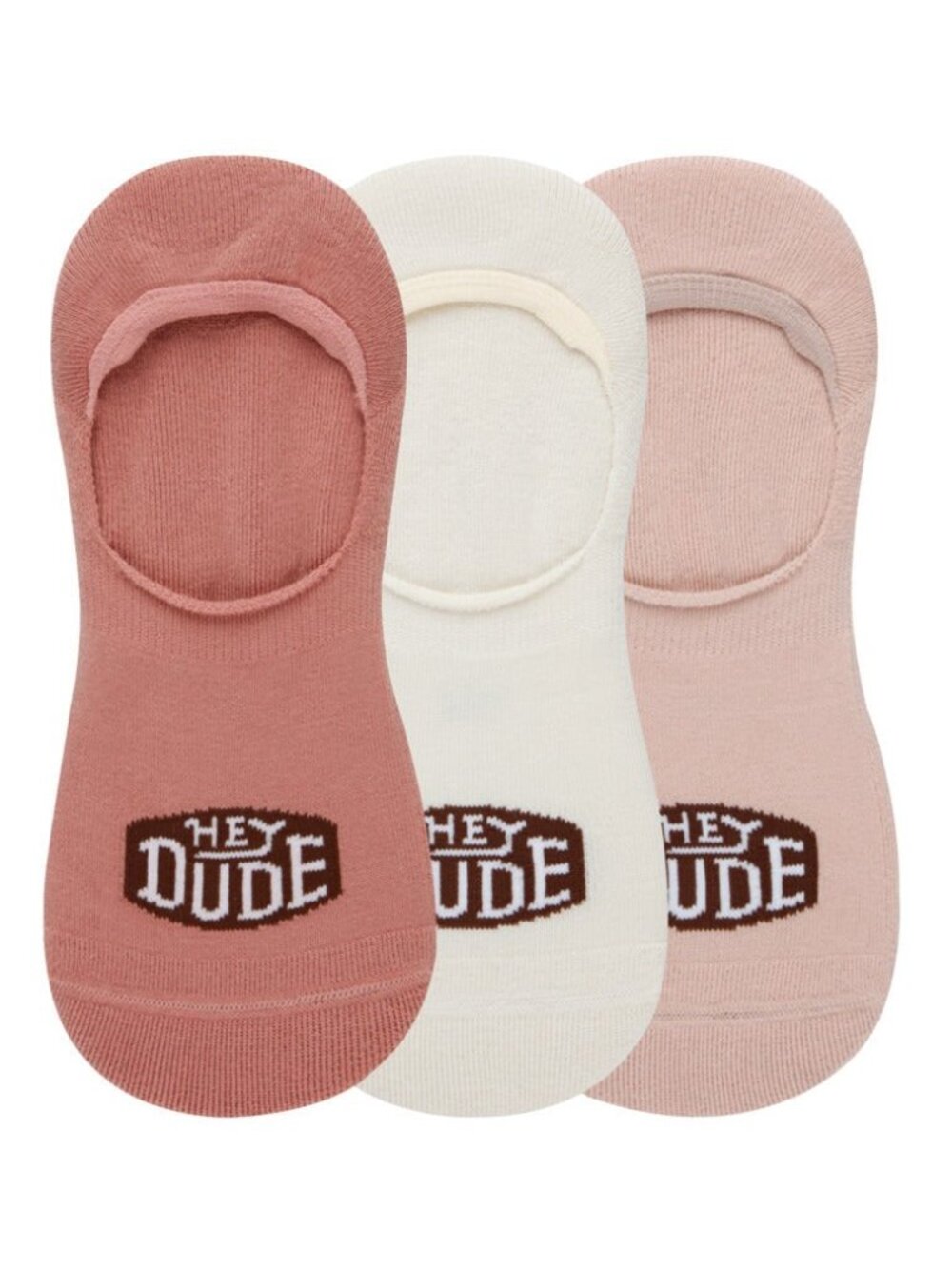 HEY DUDE Women's No-Show 3-Pair Pack Size S/M